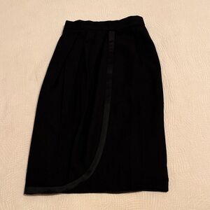 Louis Feraud Black Pencil Skirt